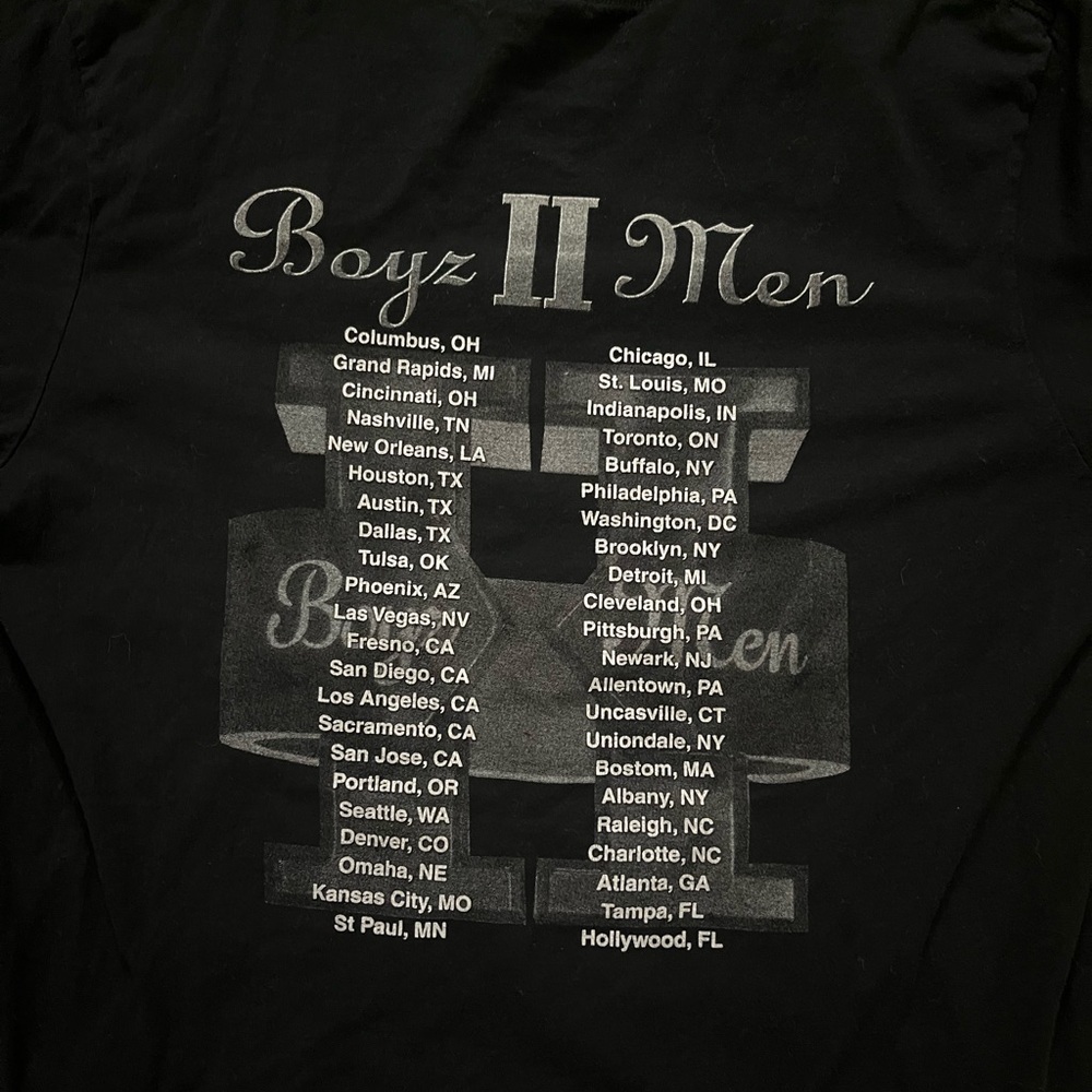 Boyz 2 Men Tour Shirt Size X-Large - Picture 2 of 2